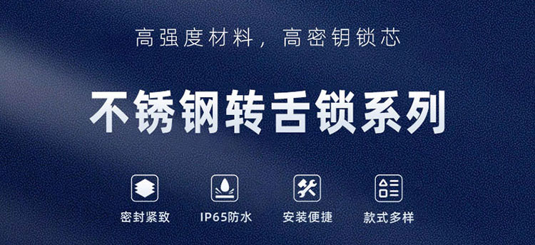 產(chǎn)品推介 | 高防護不銹鋼轉舌鎖，滿(mǎn)足工業(yè)環(huán)境關(guān)鍵應用需求